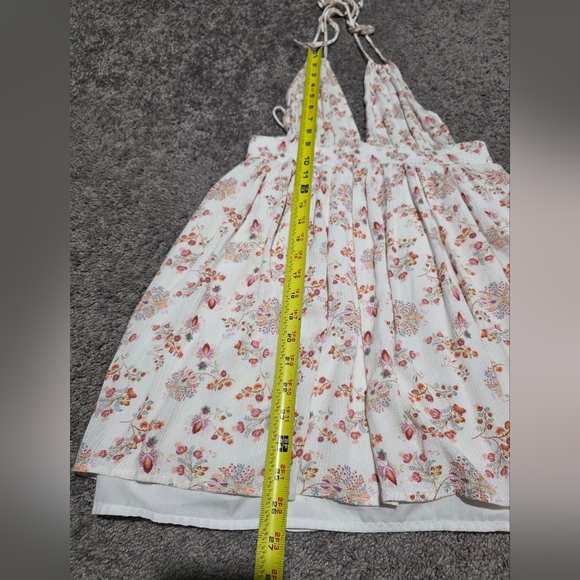 Floral Halter Kids Dress - Picture 2 of 5